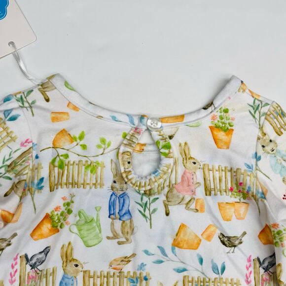 NWT Evie's Closet 12M Funny Bunny Gown - Picture 6 of 7